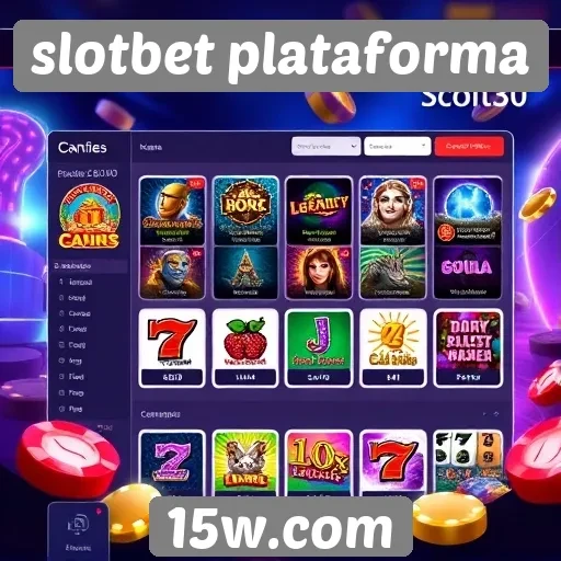 Interface do usuário da slotbet plataforma para novos jogadores